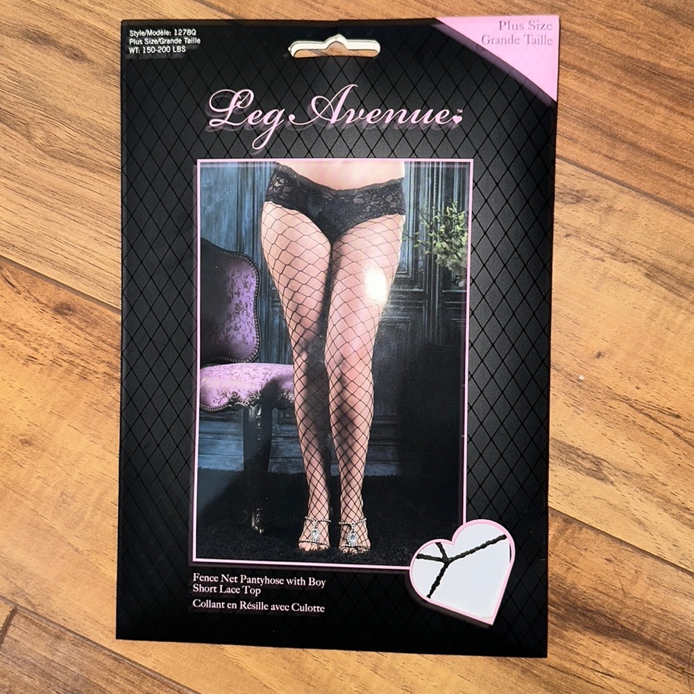 Fishnet pantyhose